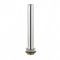 Afvoerpijp overloop voor gootsteen, D. 50 mm, afdichtingsdiepte 300 mm, verchroomd messing