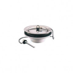 Scarico per lavello in gres PVC con tappo