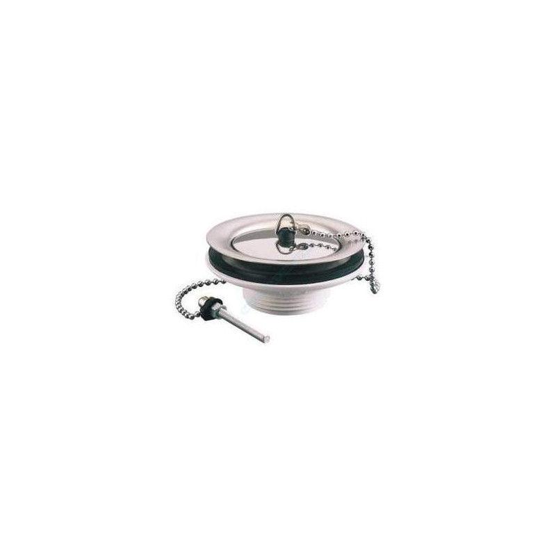 Afvoer voor steengoed gootsteen PVC met stop