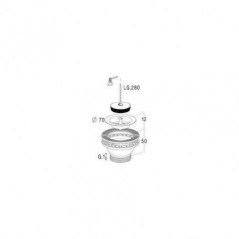 Bond PVC without overflow diameter 50 0204014
