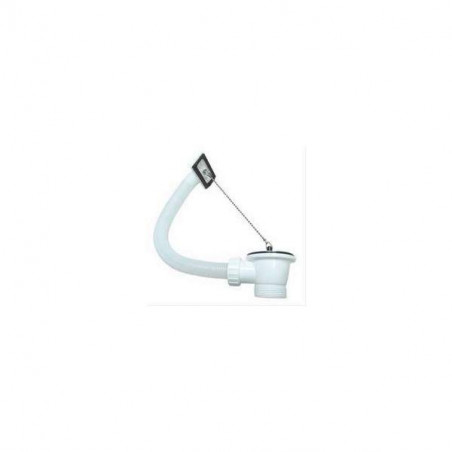 Stainless steel sink strainer with basin overflow D 70