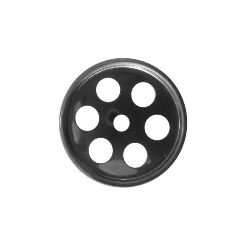 Stainless steel round sink overflow grate