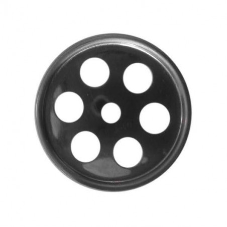 Stainless steel round sink overflow grate