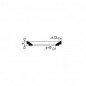 Joints pour bonde d'évier inox, ou baignoire, diamètre 73 mm, 2 pièces