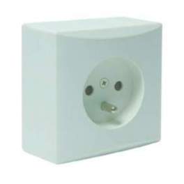 Single socket outlet with earth connection - DEBFLEX - Référence fabricant : 732120
