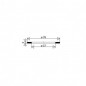 Gaskets for shower tray drain 60 mm hole, diameter 78 mm (2 pcs.)