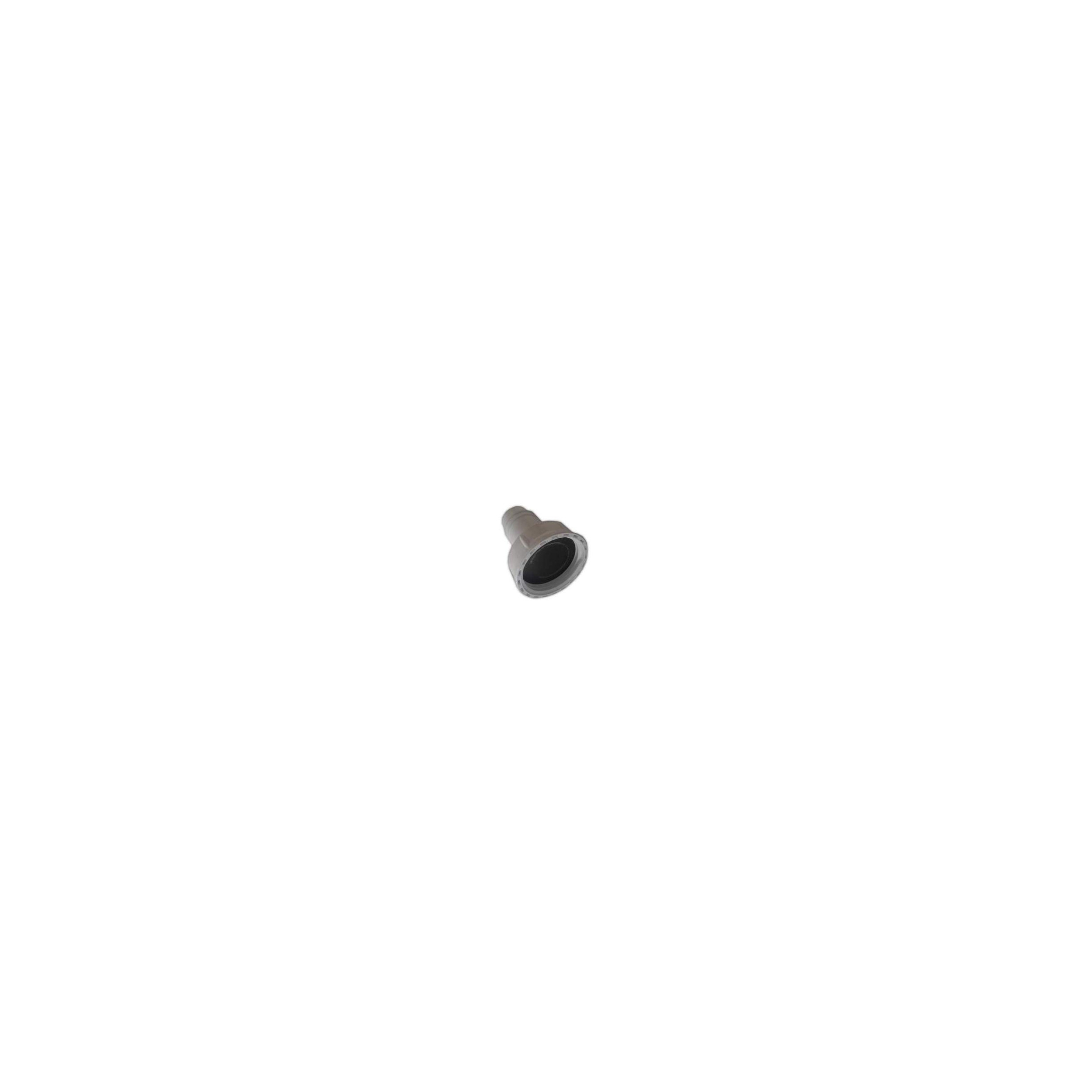 Washing machine outlet with non-return joint