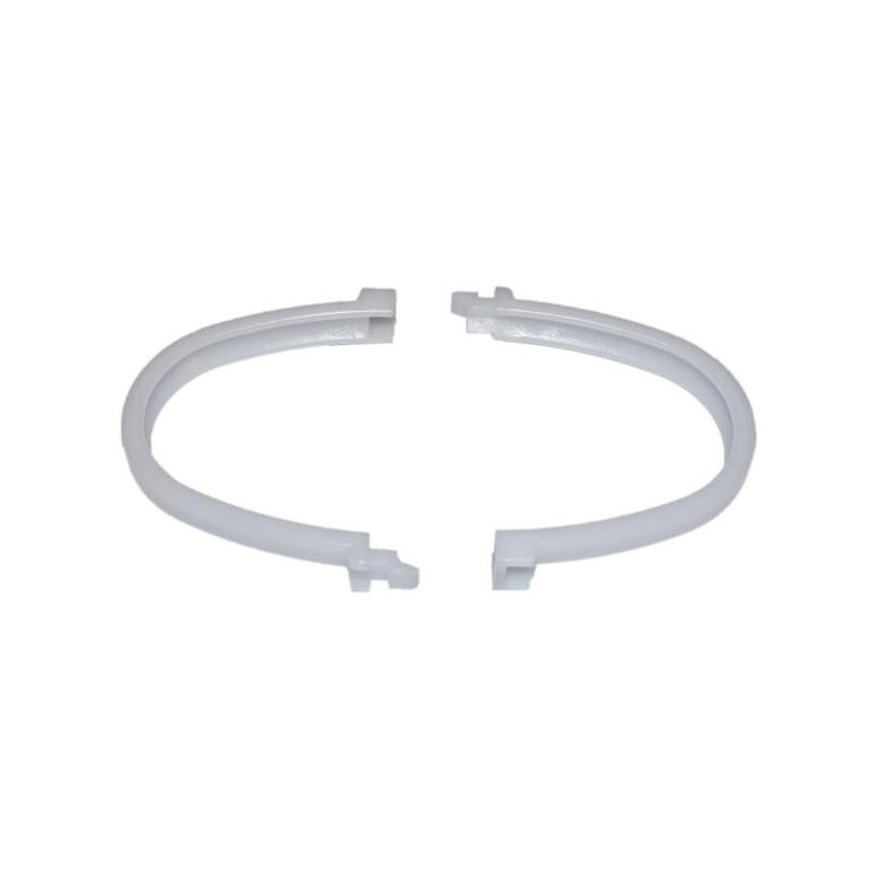 Twee halve clips, voor SFA versnipperaar