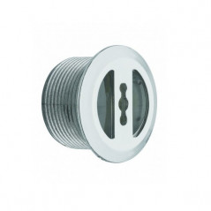Chromüberlaufverkleidung Durchmesser 30, 20 mm für Aufsatzwaschbecken VALENTIN 069400.000.00 - Bild 1/3