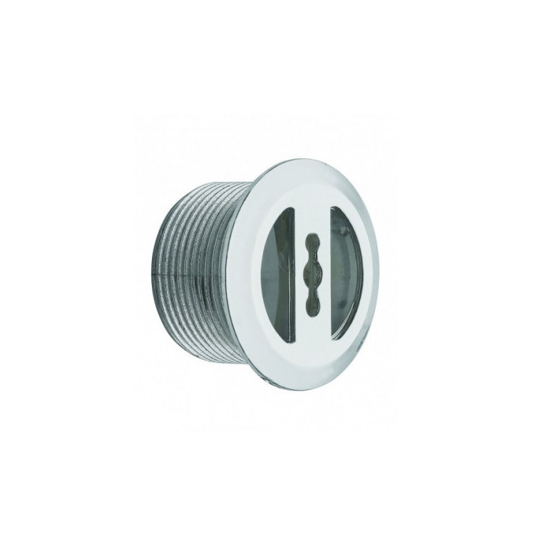 Chrome overflow cover diameter 30, 20 mm for basin Chrome overflow cover diameter 30, 20 mm for basin