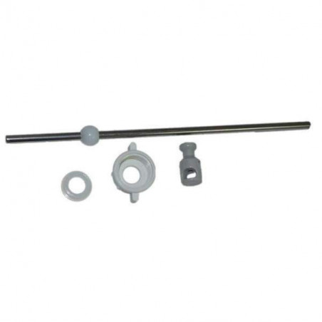 Horizontal brass pull rod for valve lever