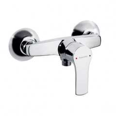 Titanium single-lever shower mixer
