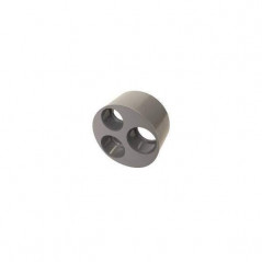Enchufe reductor incorporado PVC macho 100 mm, hembra 40/40/32 mm.