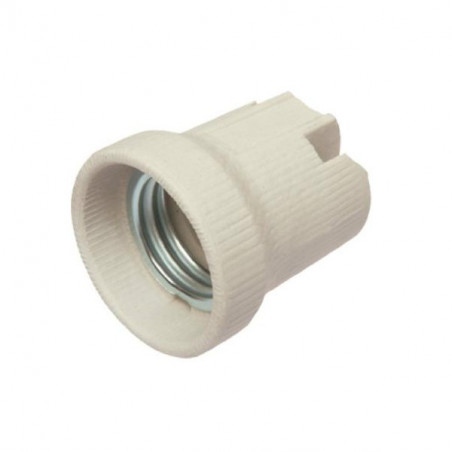 Portalámparas de porcelana E27 con tornillo M4