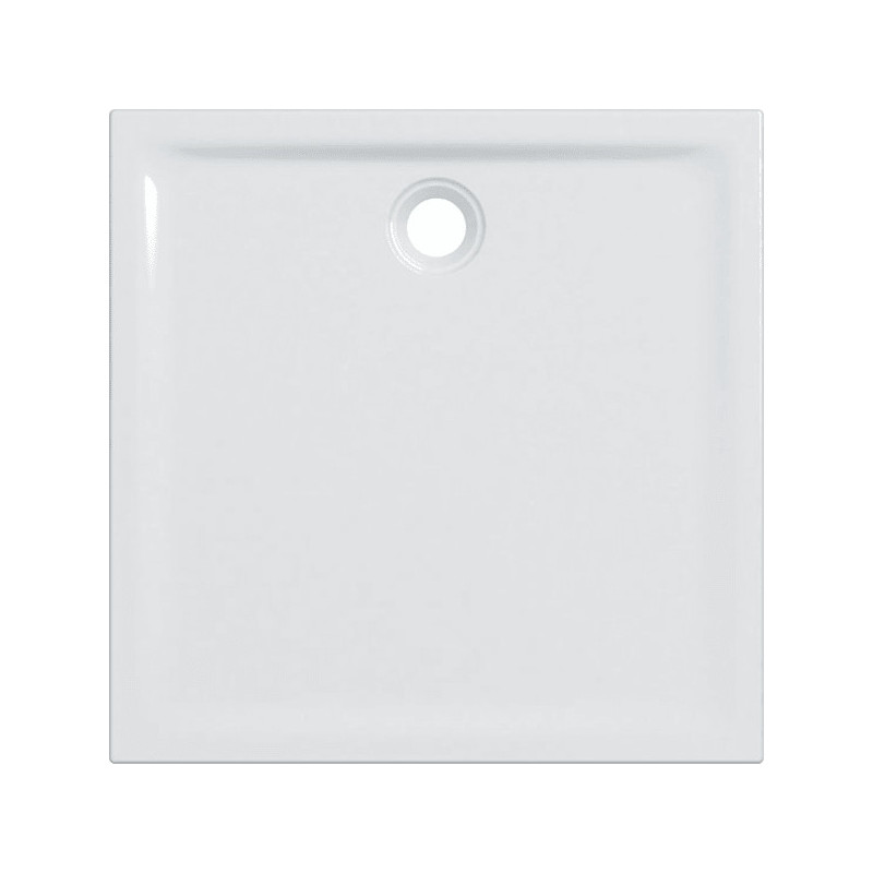 Renova 100x100 ultravlakke verzonken douchebak, antislip