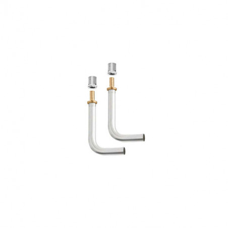 Elbow kit for radiator valve outlet PER 16 to be crimped