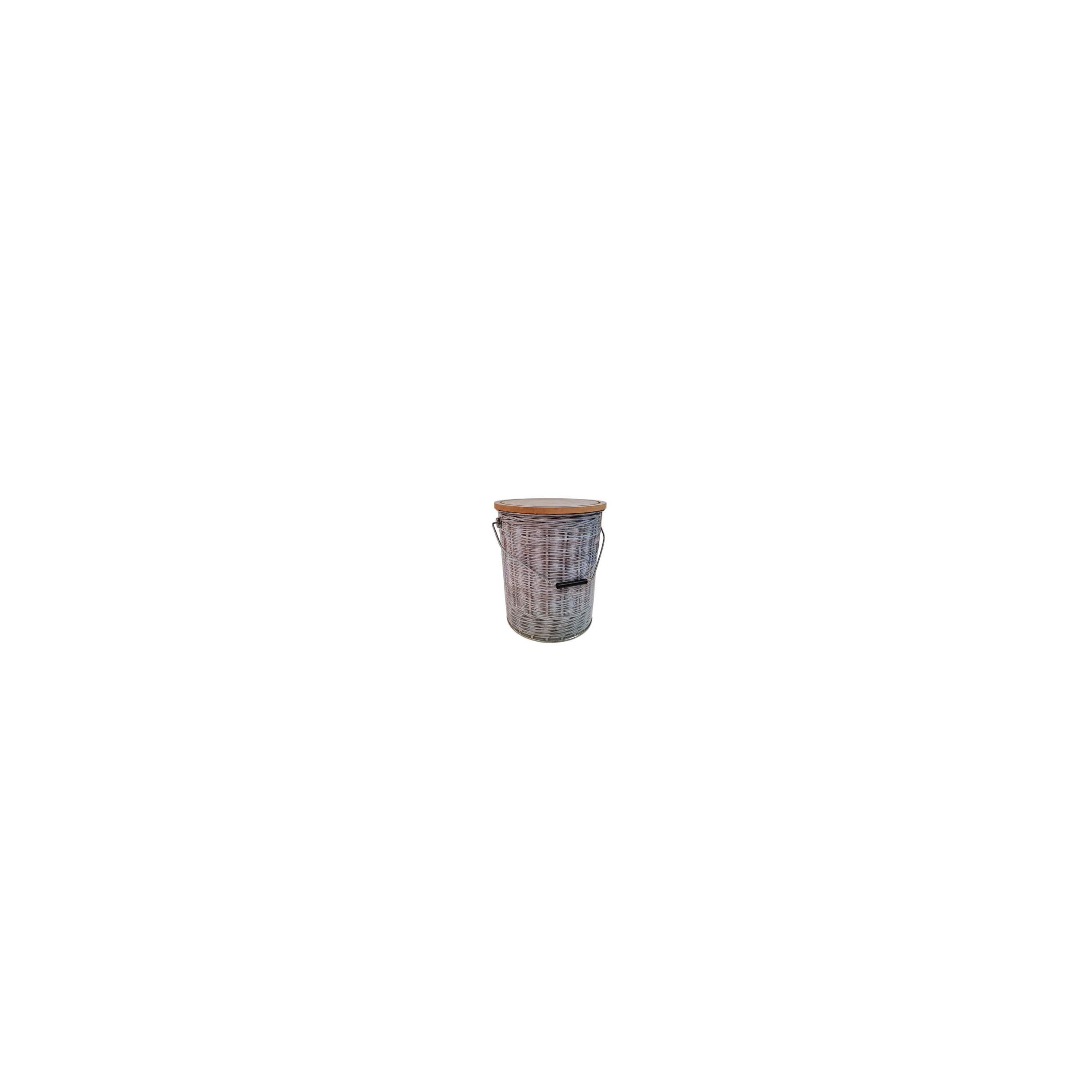 Pellet seat bucket "near the fire" with seat tray