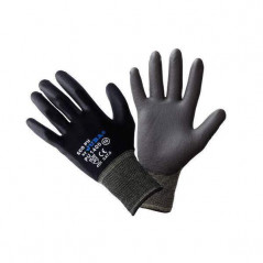 PU-coated glove, size 9, for light work and handling
