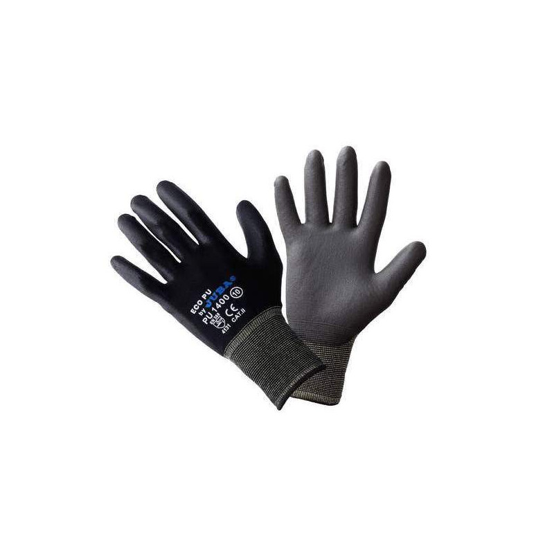 Handschoen met PU-coating, maat 9, voor licht werk en manipulatie