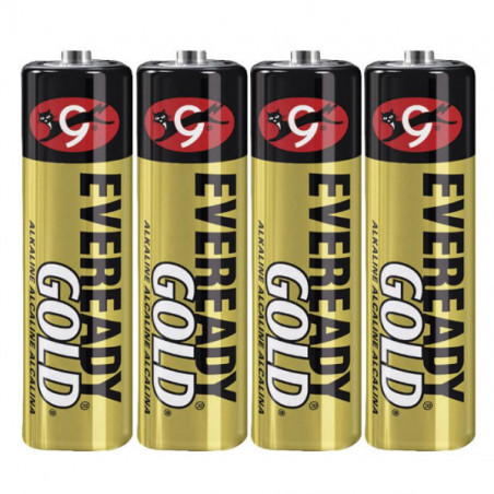 Pile AA LR6, alcaline 1,5V eveready gold B4