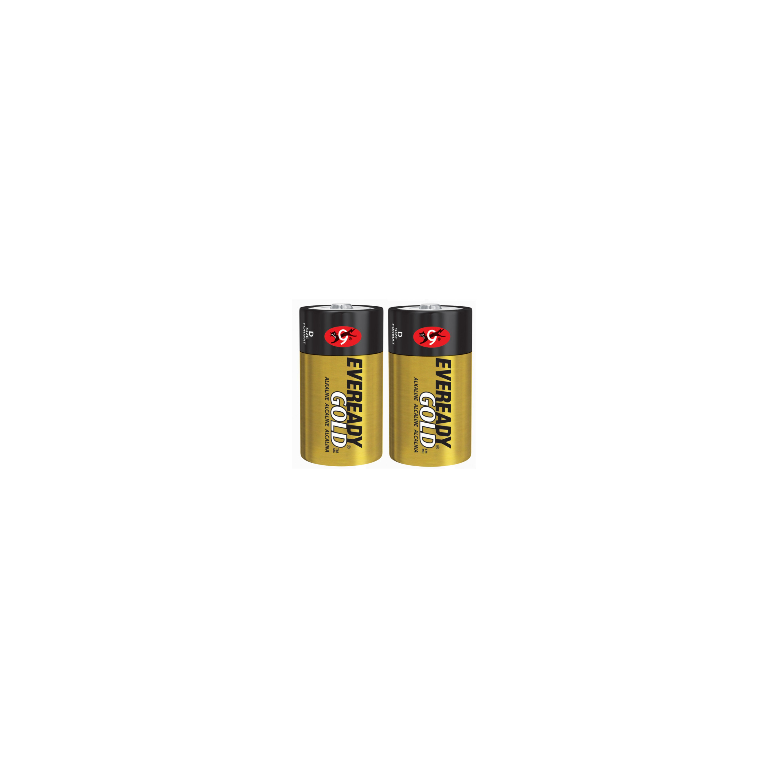 Batterij D LR20, alkaline 1,5V eveready goud