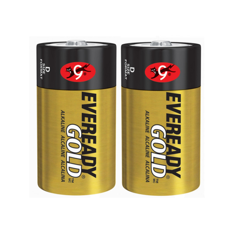 Batterij D LR20, alkaline 1,5V eveready goud