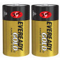 Batterij D LR20, alkaline 1,5V eveready goud
