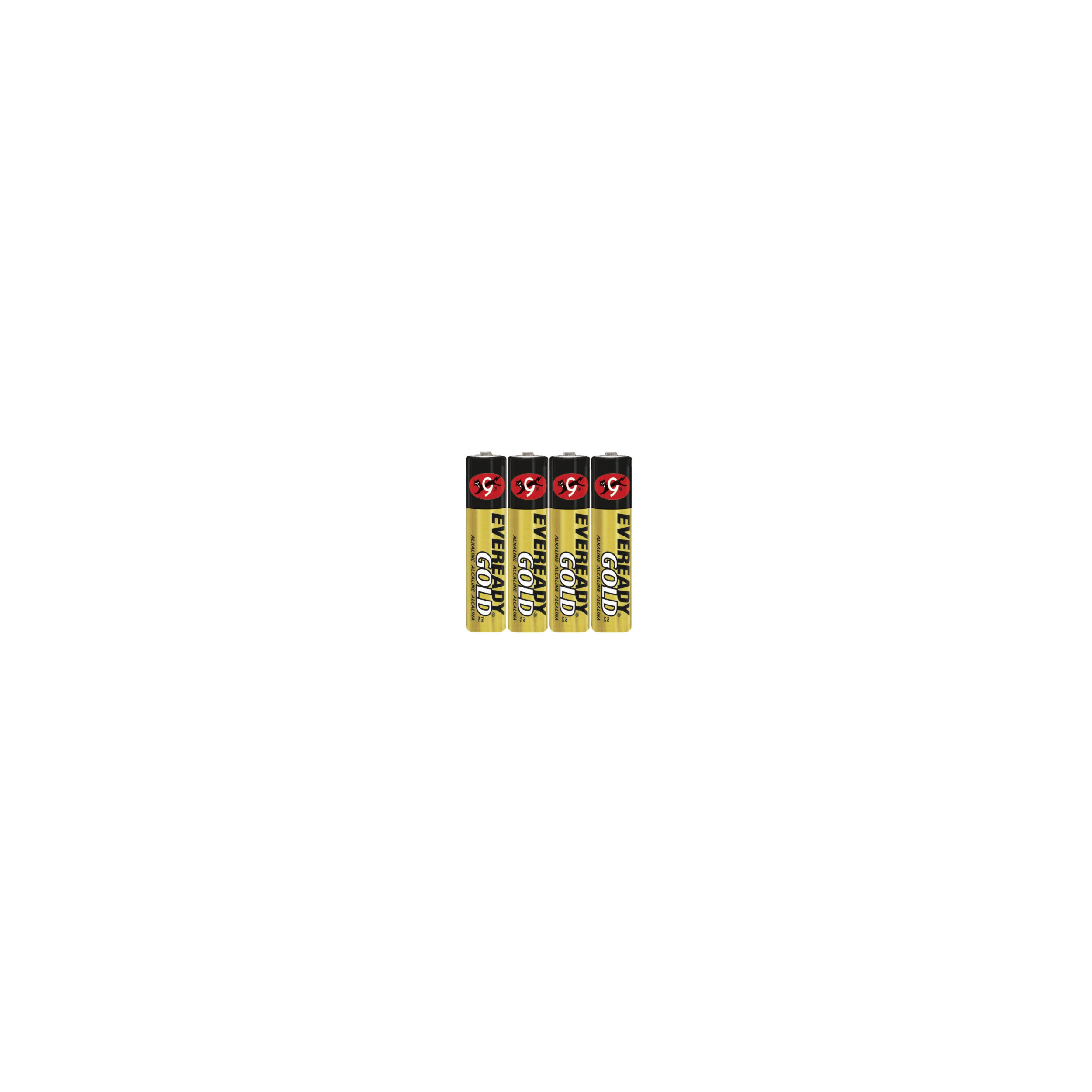 AAA LR03 batterij, alkaline 1,5V eveready gold B4