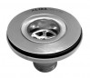 Kitchen sink drain without overflow pipe stainless steel diameter 121 mm for hole diameter 90 mm