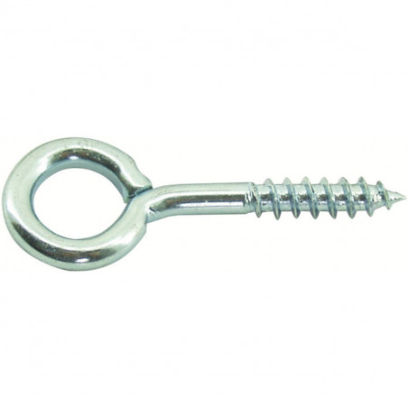 Perno a vite in acciaio zincato 4x30mm, 6 pezzi.