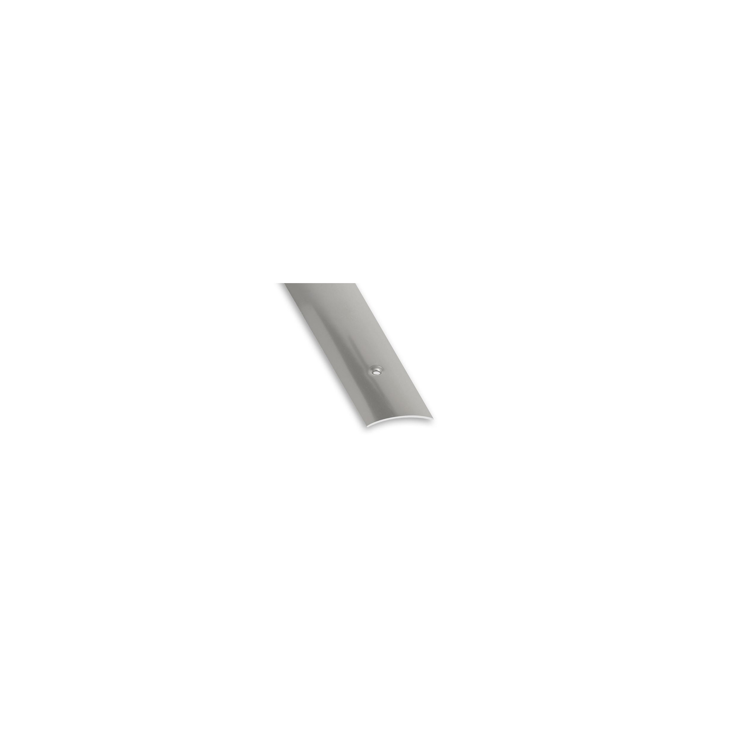 Screw-on threshold bar in colorless aluminum 4x93cm.