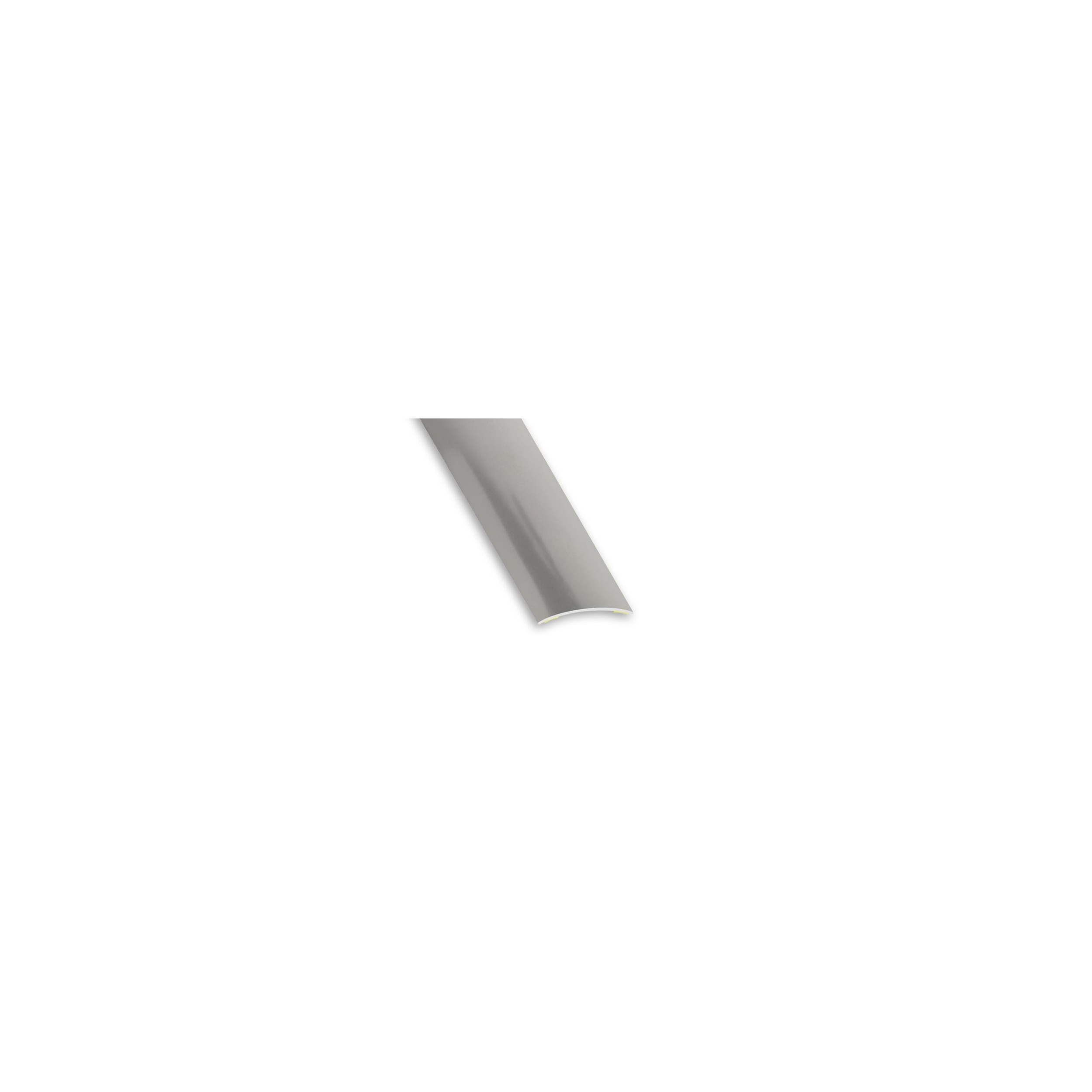 Barre de seuil adhésive en acier inox 3x93cm.
