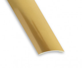 Barra de umbral adhesiva de acero latón 3x83cm. CQFD 940453
