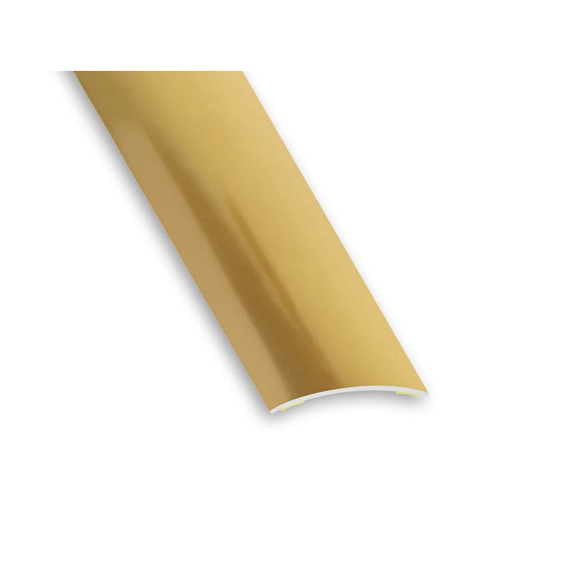 Adhesive threshold bar in brass steel 3x83cm.