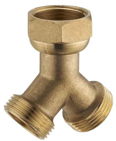 Doppiatore in ottone 20x27 per rubinetto.