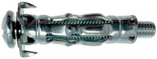 HM 5x37mm metalen muurplug met schroeven, 100 stuks.