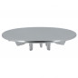 Bright chrome metal cover diameter 118 mm for Turboflow 90 mm shower drain
