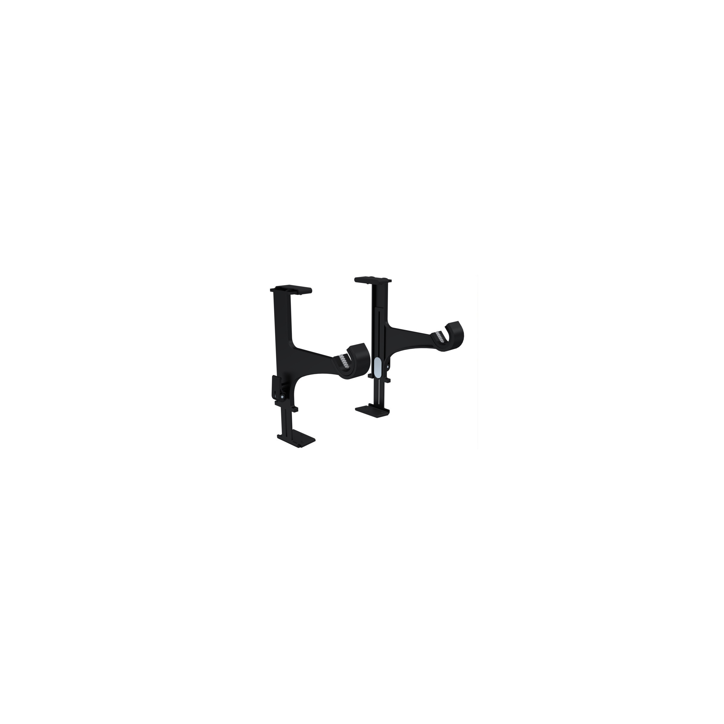 Dos soportes de barra para cortinas para cofre de persiana enrollable, negro CESSOT 341091CT - Imagen 1/5