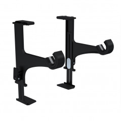Dos soportes de barra para cortinas para cofre de persiana enrollable, negro CESSOT 341091CT - Imagen 1/5
