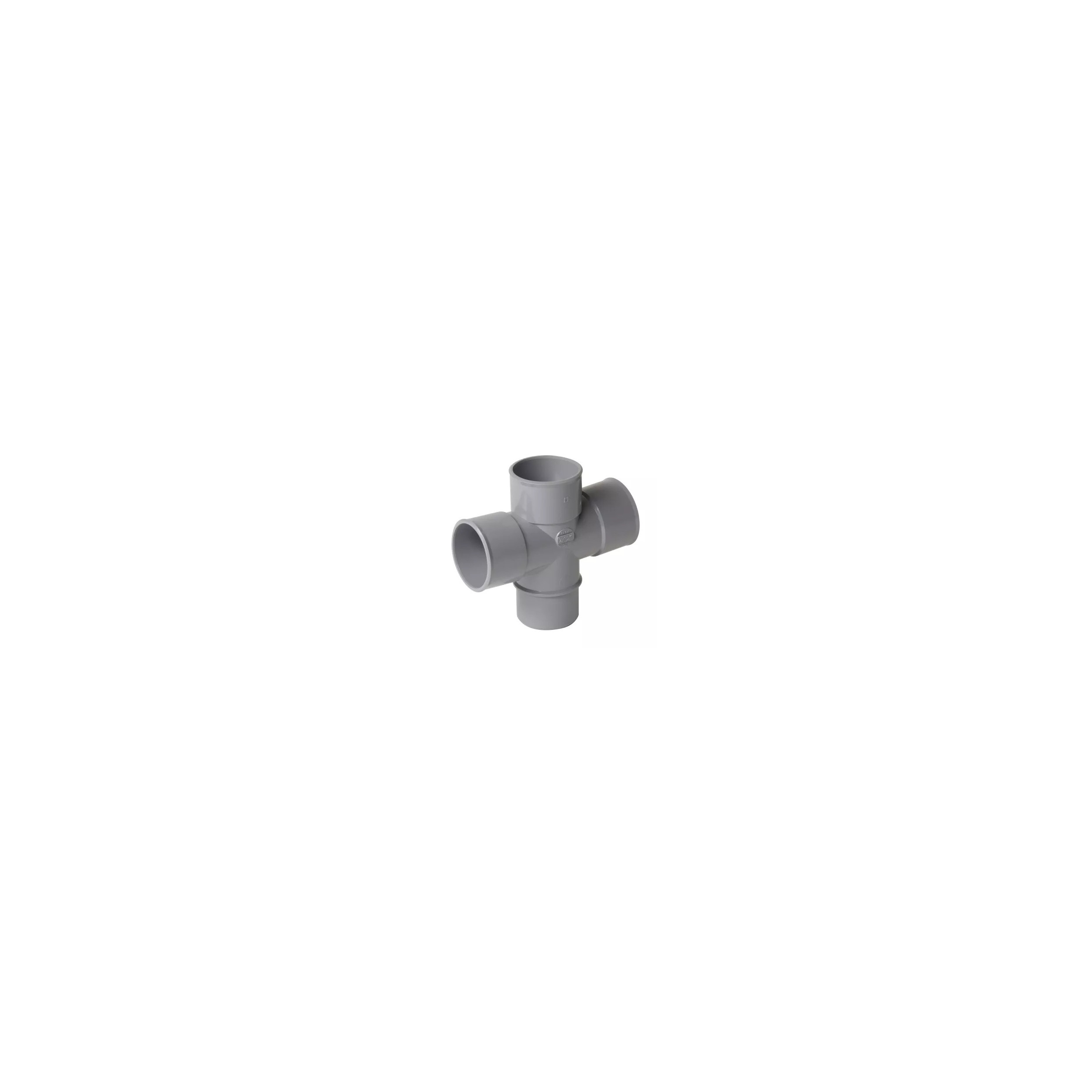 copia di Croix PVC 45°, mâle/femelle, diamètre 90mm.