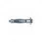 HM metalen deuvel 4x46mm met schroef, doos van 100.