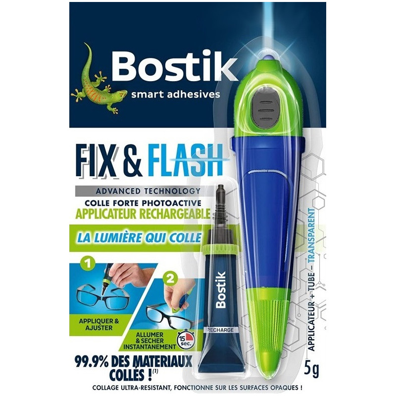 Bostik Fix en Flash lijm