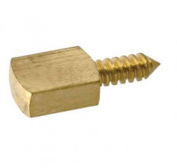 Tacchetti in ottone avvitati, 10x15mm, 4 pezzi.