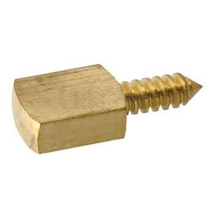 Tacchetti in ottone avvitati, 10x15mm, 4 pezzi.
