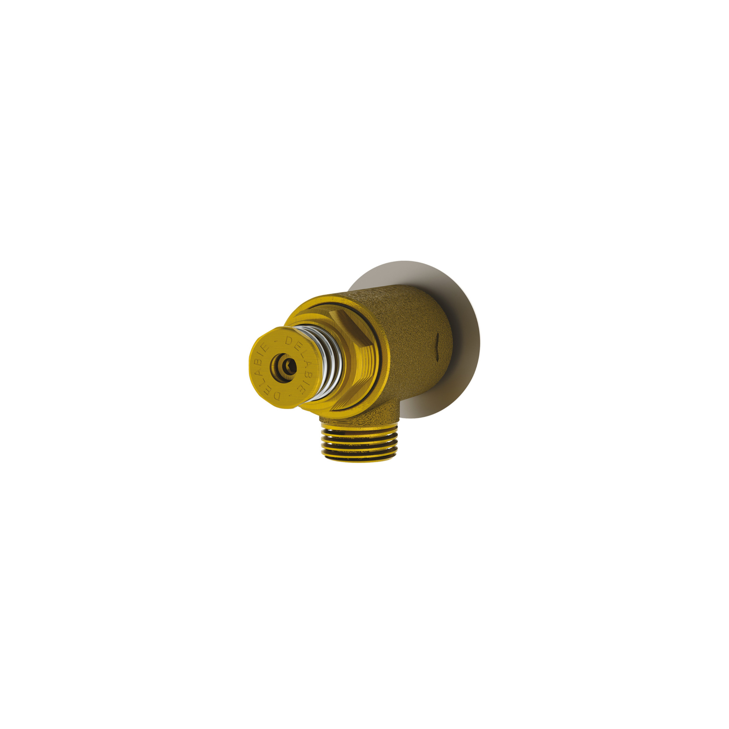 Robinet TEMPOSTOP pour lave-main Inox, sans bouton, male 15x21