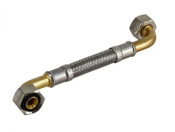 Flexibele toevoerslang 140 mm voor vlotterklep 747 van inbouwreservoir SCHWAB 198 670024