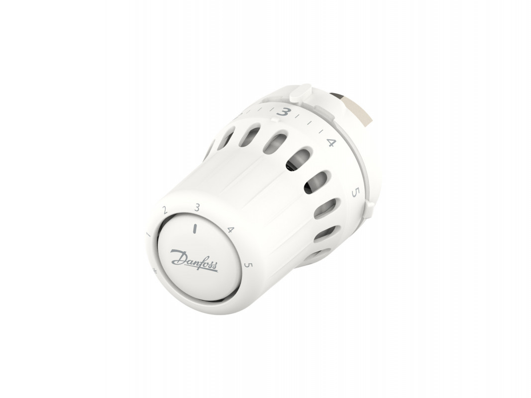 REACT thermostatische regelkop met geïntegreerde sensor (8-28°C) voor afsluiter met aansluiting in 30x1.5.