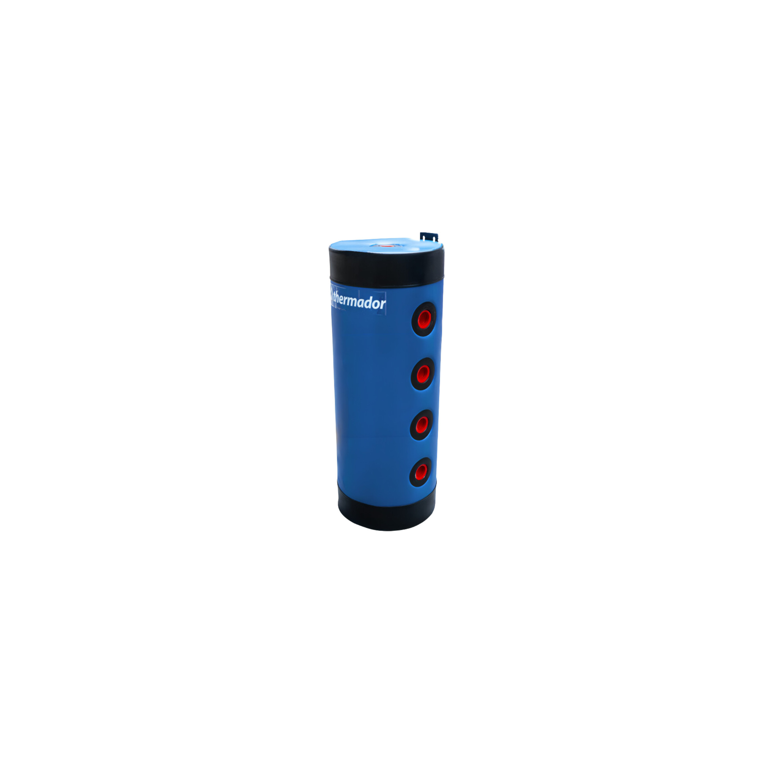 Bouteille de mélange et ballon tampon acier 50 L murale, 8 piquages 1"1/4, chauffage et climatisation