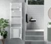 Radiateur sèche serviettes électrique Doris digital 2000W (1000+1000W), H1836 / L550mm , blanc Radiateur sèche serviettes électrique Doris digital 2000W (1000+1000W), H1836 / L550mm , blanc