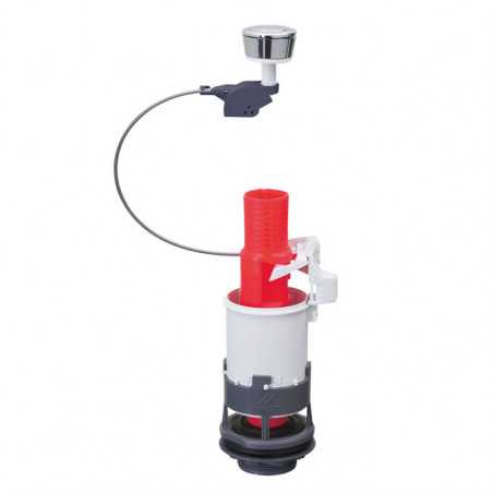 Einfache WC-Mechanik mit Kabeldruck.